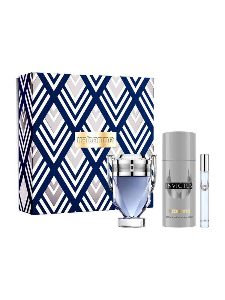 Paco Rabanne Invictus Eau De Toilette With Deodorant & Megaspritzer-picture-4