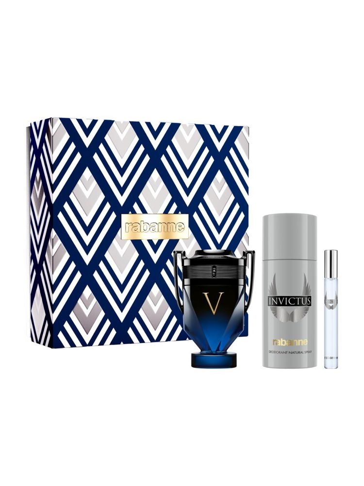 Paco Rabanne Invictus Victory Elixir Parfum Intense With Deodorant & Megaspritzer-image-31