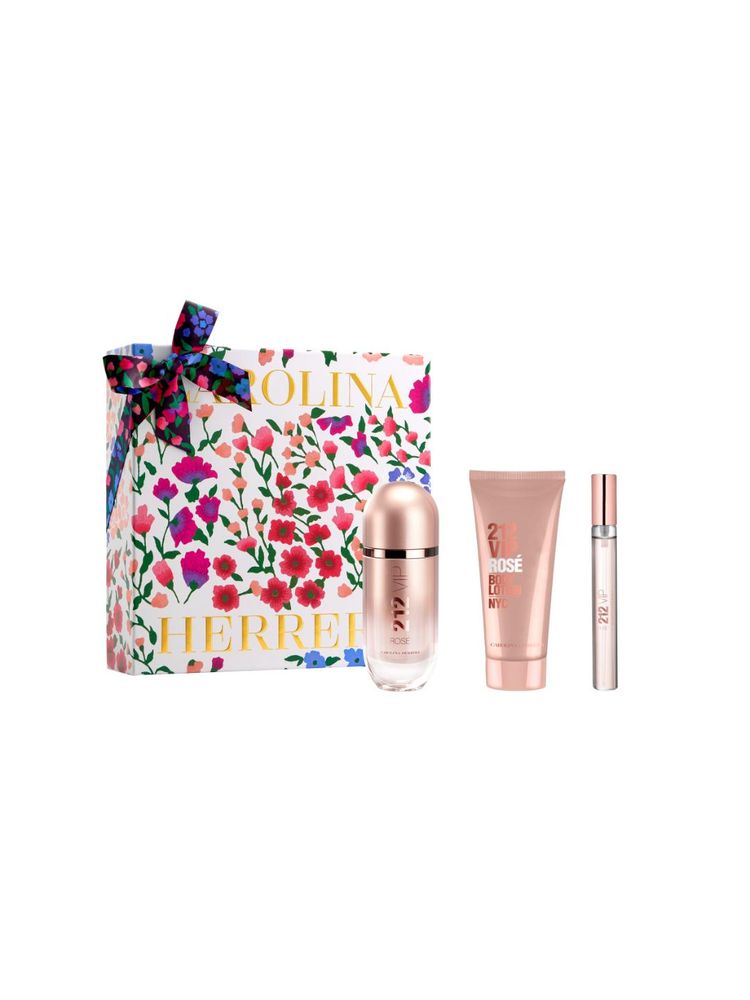 Carolina Herrera 212 Vip Rose Eau De Parfum With Body Lotion & Megaspritzer-picture-12
