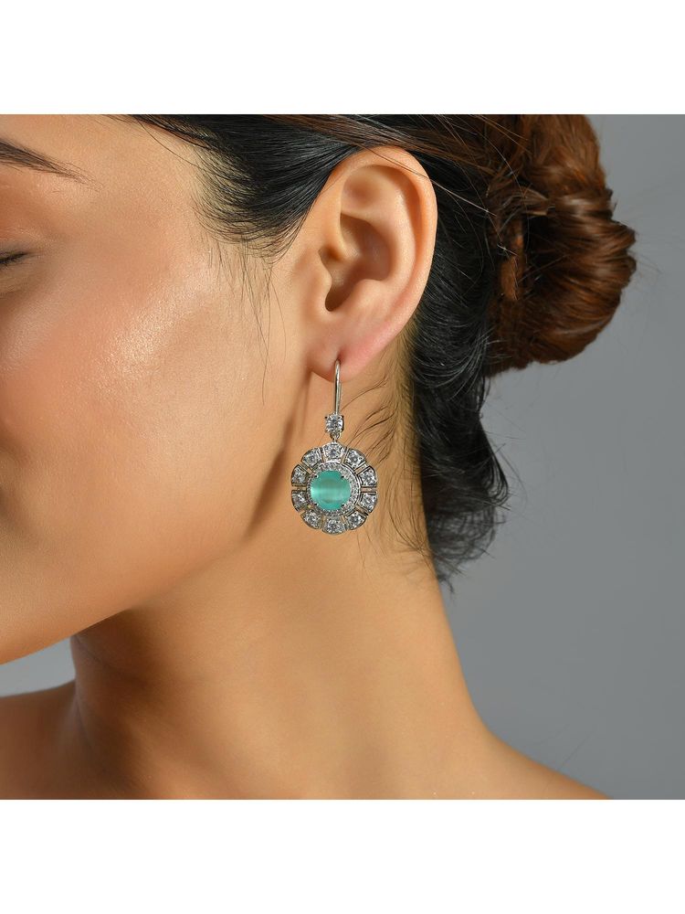 Voylla Elysian Twinkle American Diamond Earrings-picture-14