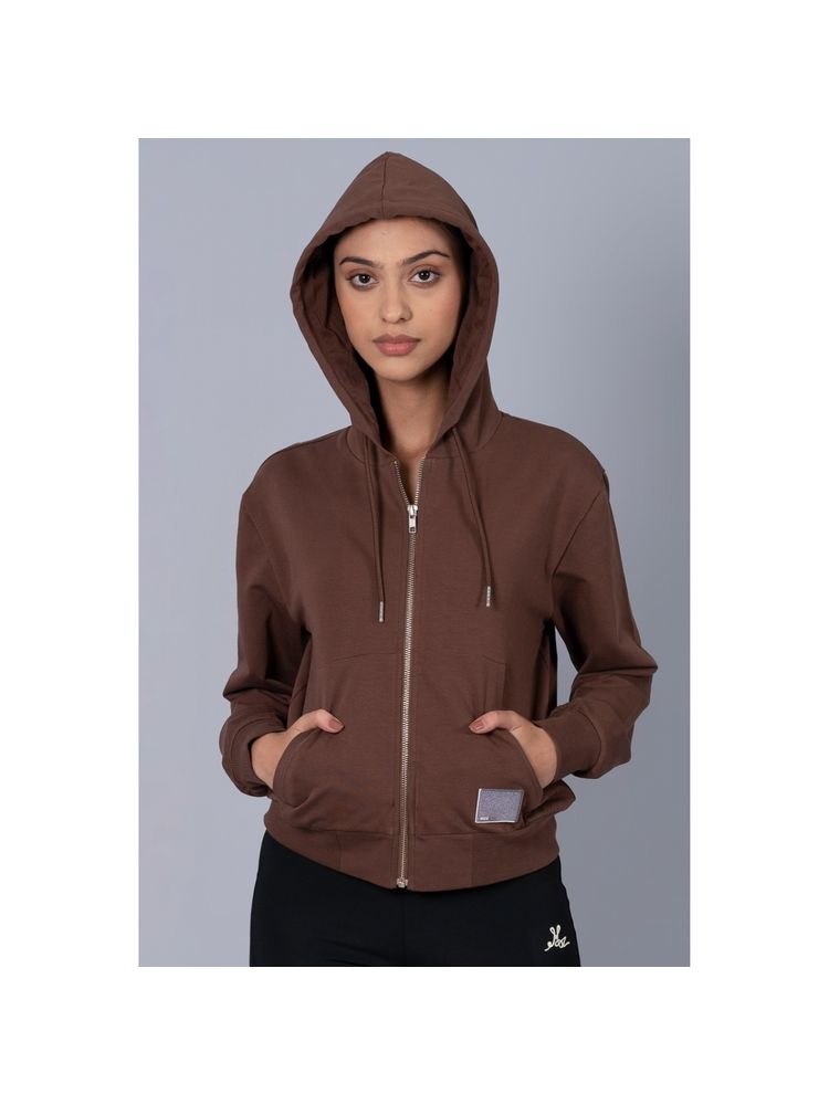 Muvazo Women Chestnut Back To Basic Sweatshirt-picture-16