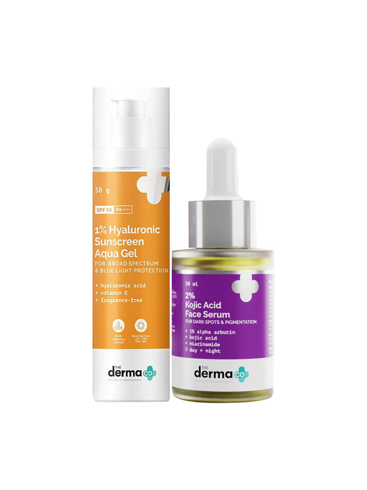 The Derma Co 1% Hyaluronic Sunscreen & 2% Kojic Serum Combo-picture-13