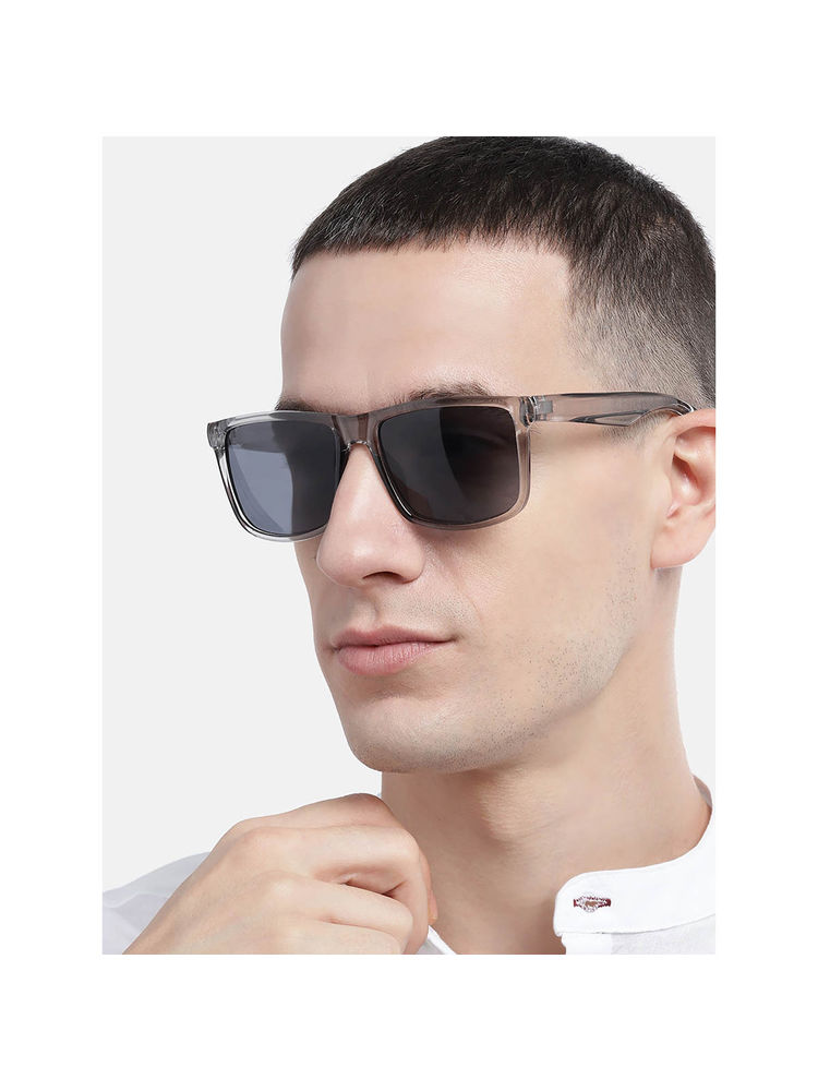 Carlton London Men Polycarbonate UV Protected Blue Dial Rectangle Sunglasses-picture-16