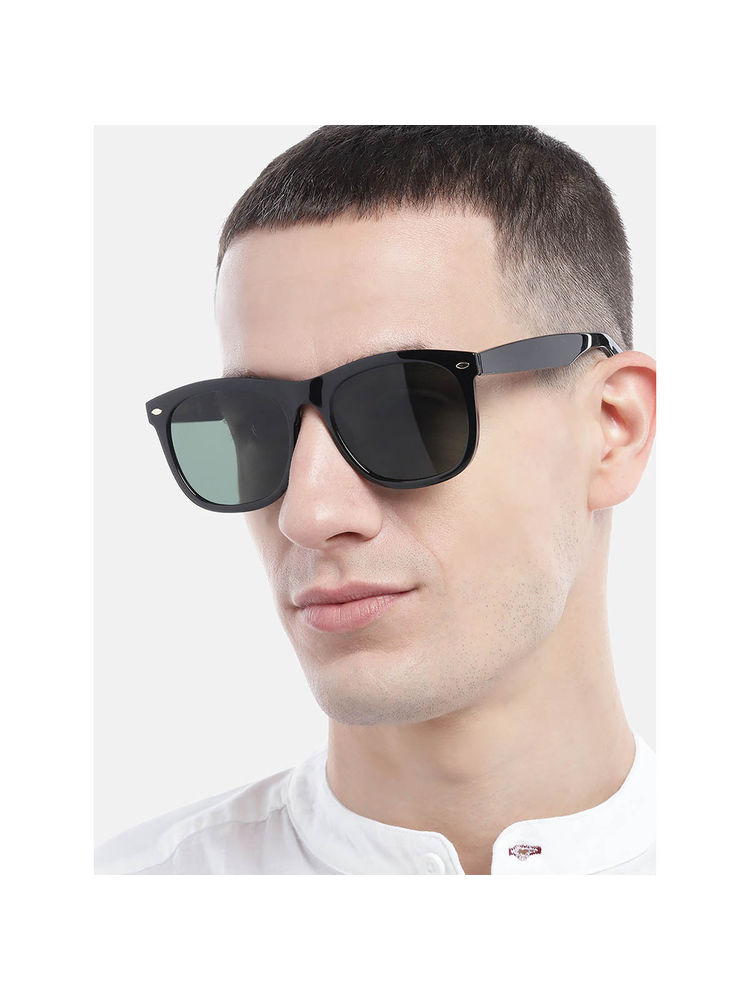 Carlton London Men Polycarbonate UV Protected Green Dial Rectangle Sunglasses-picture-15