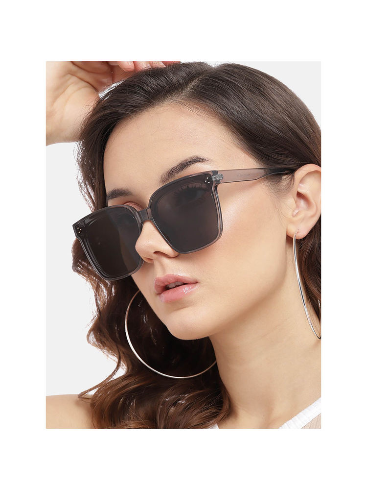 Carlton London Women Polycarbonate UV Protected Grey Dial Cat Eye Sunglasses-picture-26