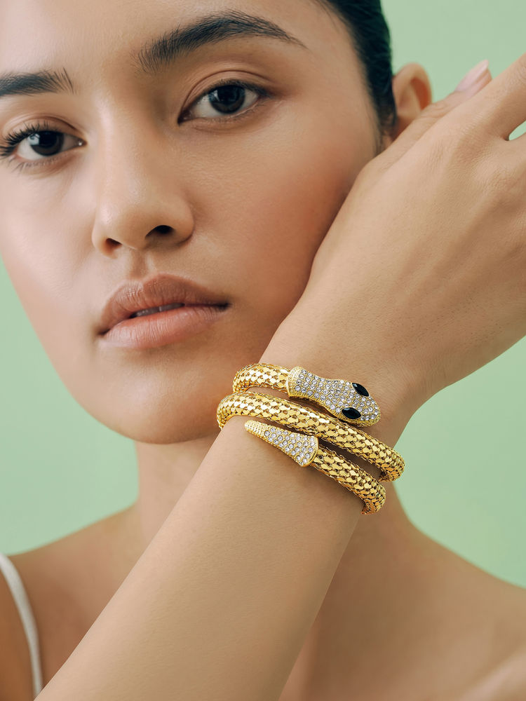 Joker & Witch Hisse Gold Snake Adjustable Bracelet-picture-47