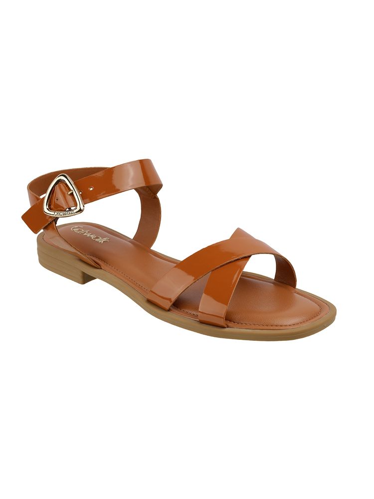 Catwalk Women COURT Solids Sandals - Tan-picture-30