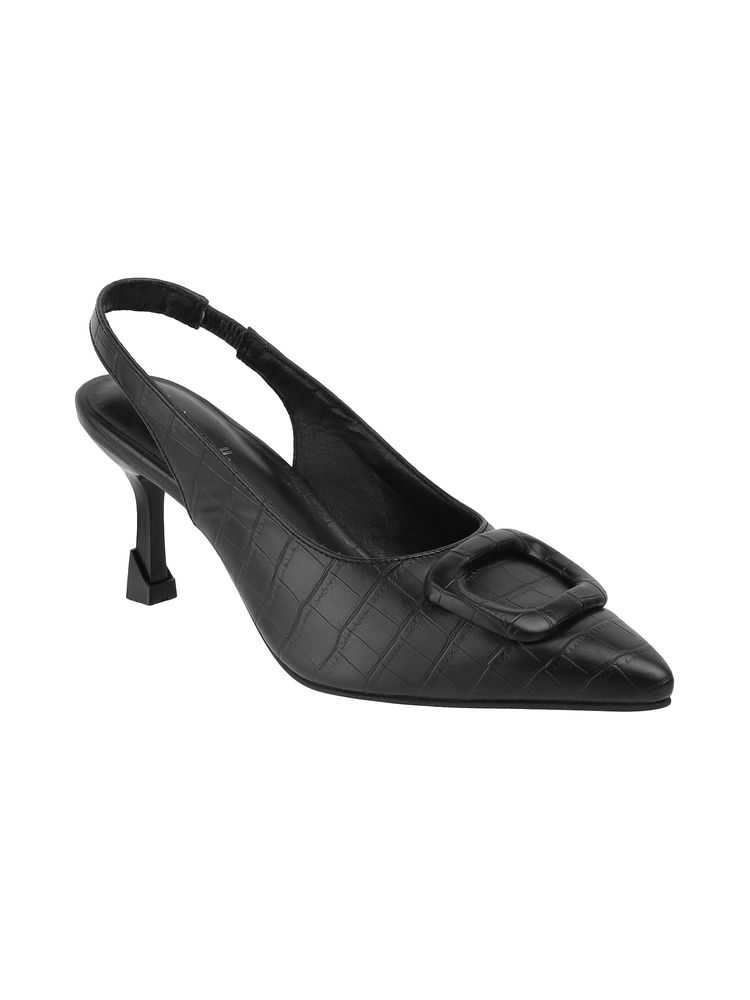 Catwalk Women COURT Solids Sandals Heels - Black-picture-16