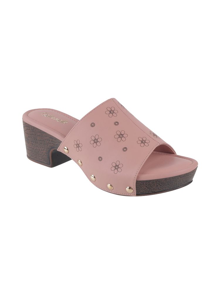 Catwalk Women COURT Solids Sandals Heels - Pink-picture-34