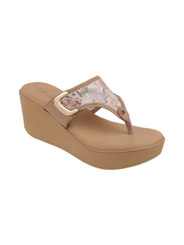 Catwalk Women COURT Solids Wedges Heels - Beige-image-48