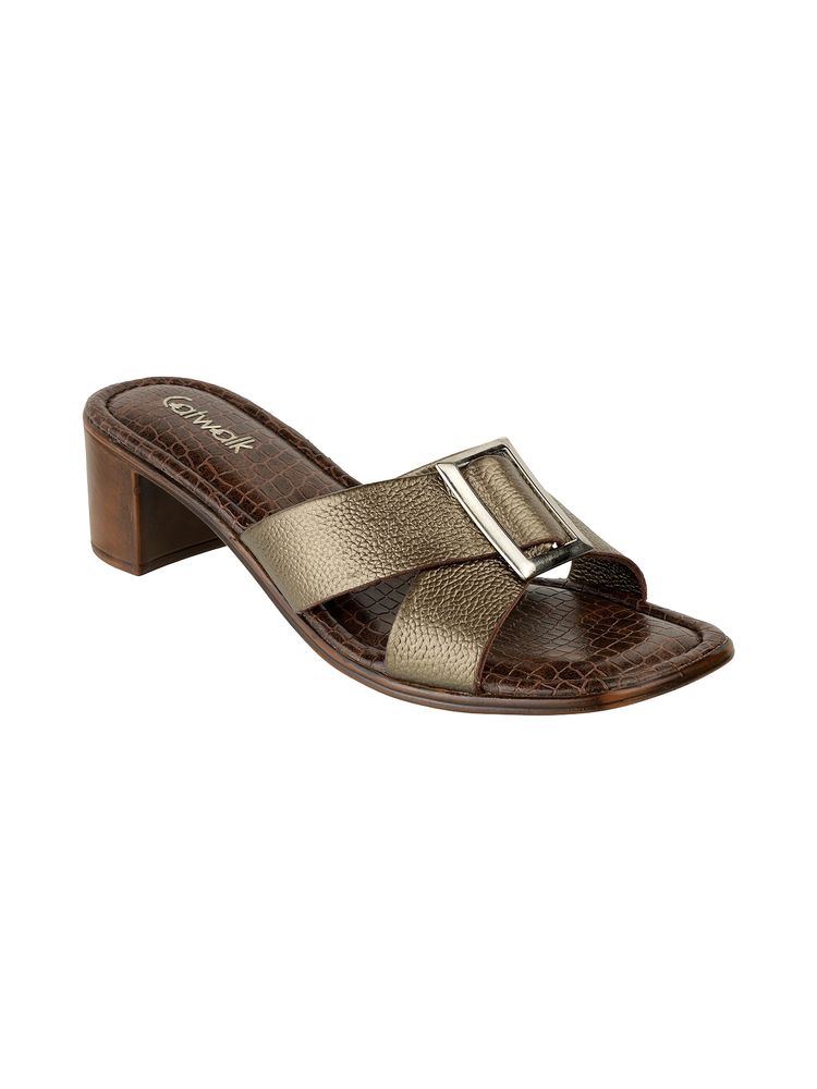Catwalk Women Sandals Heels - Gold-picture-39