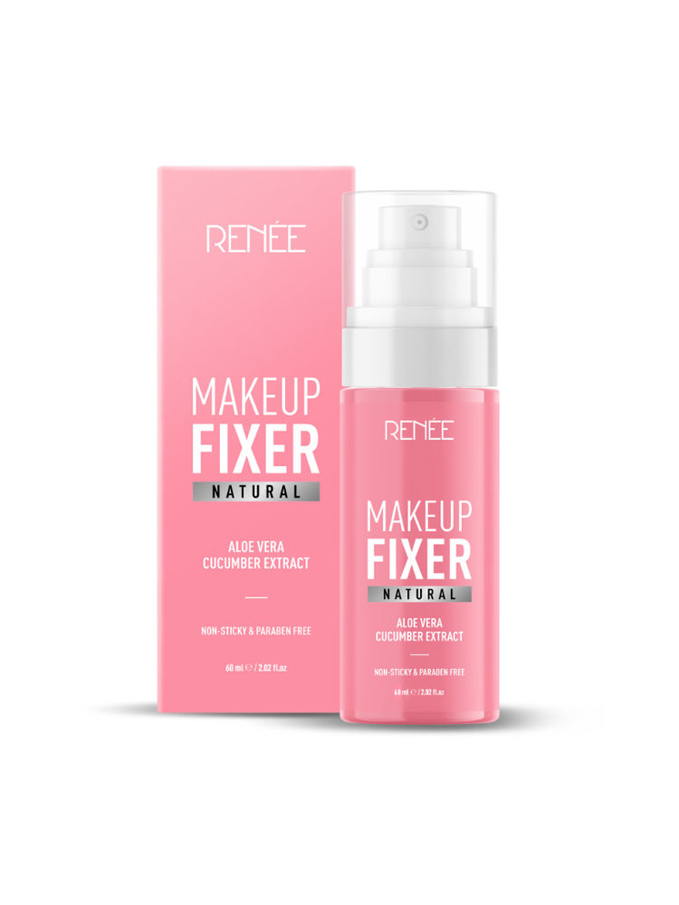 RENEE Natural Makeup Fixing Spray, Alcohol-Free, Hydrating, Dewy Finish, With Aloe Vera & Cucumber