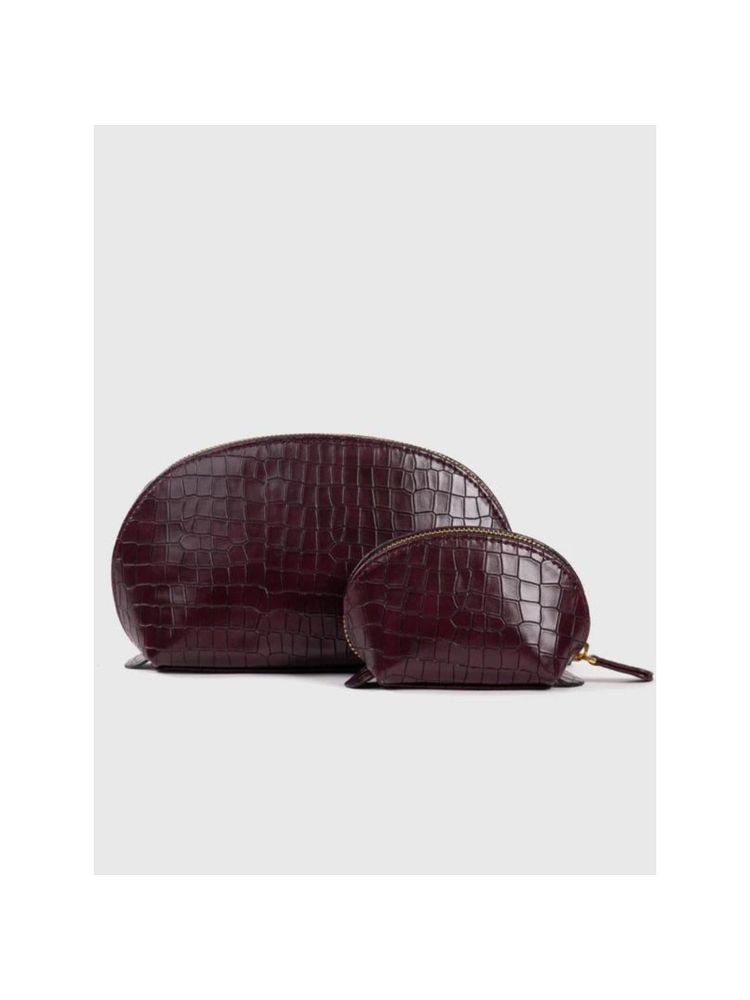 THE GUSTO Wine Cosmos Croco Pouch (S)-picture-14