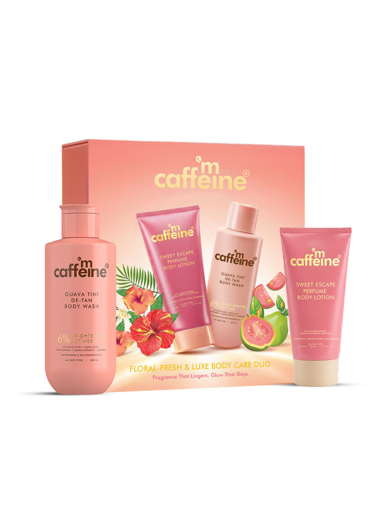 MCaffeine Floral-Fresh & Luxe Body Care Duo - Sweet Escape Body Lotion & Guava Tini De-Tan Body Wash-image-41