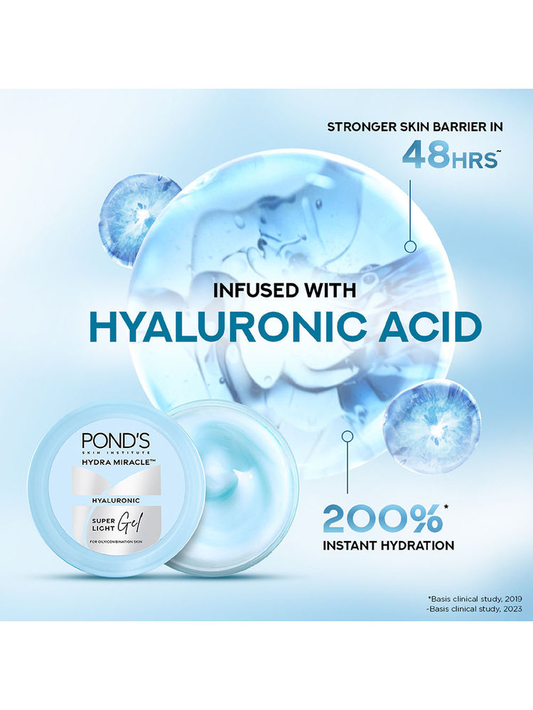Ponds Super Light Gel Oil Free Moisturiser With Hyaluronic Acid + Vitamin E-picture-7
