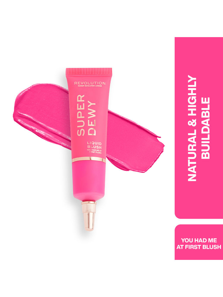 Makeup Revolution Superdewy Liquid Blusher - Ultra Pigmented-Dewy & Radiant Formula You Had Me At First Blush-picture-26