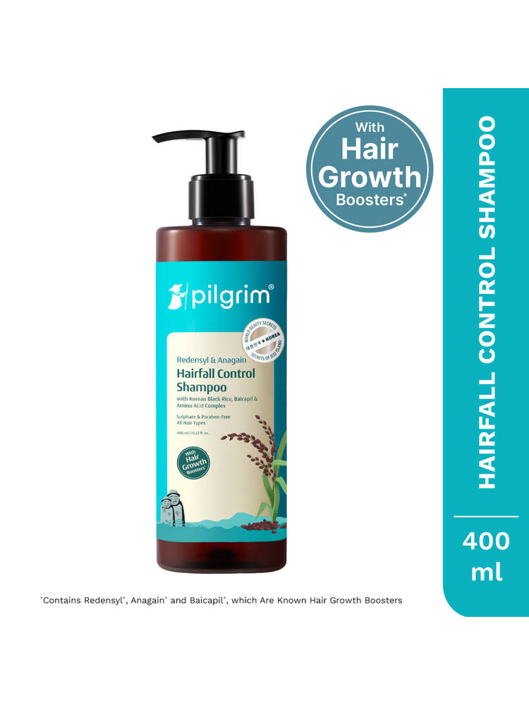 Pilgrim Redensyl & Anagain Hairfall Control Shampoo With Growth Boosters For Thick & Dense Hair-picture-16