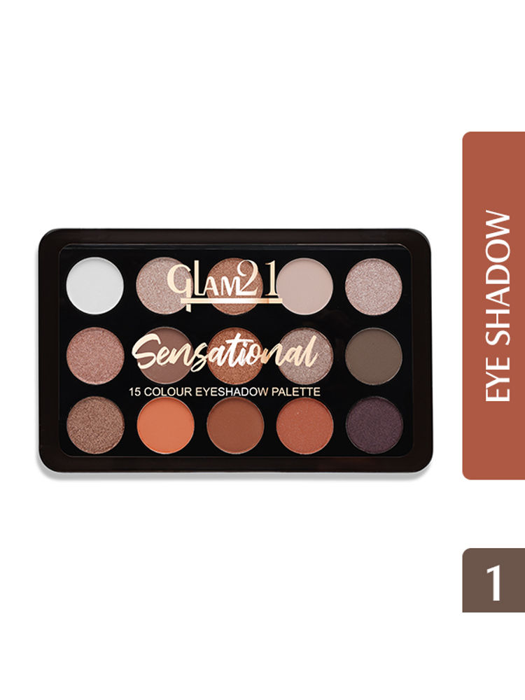 GLAM21 15 Colors Sensational Eyeshadow Palette