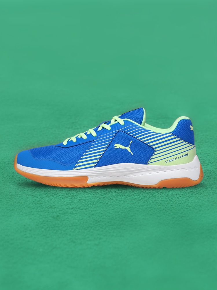 Puma Unisex Blue Badminton Smash Sprint Badminton Sports Shoes-picture-17