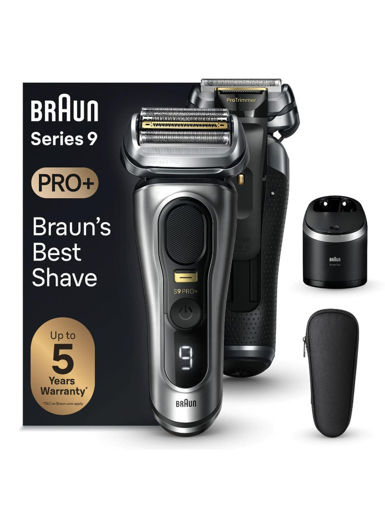 Braun Series 9 Pro 9567CC Electric Shaver for Men, Wet & Dry, Precision Trimmer, Silver, Gentle Skin-picture-16