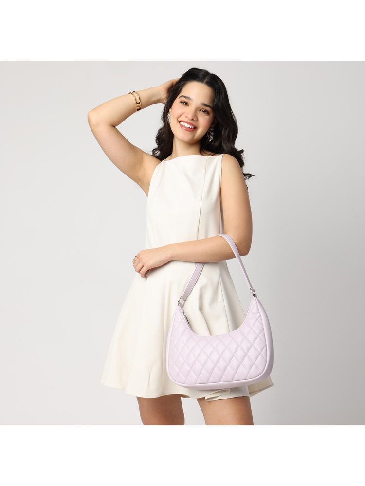 dkny accessories Fastrack Quilted Crush Hand Bag - Lilac-picture-37