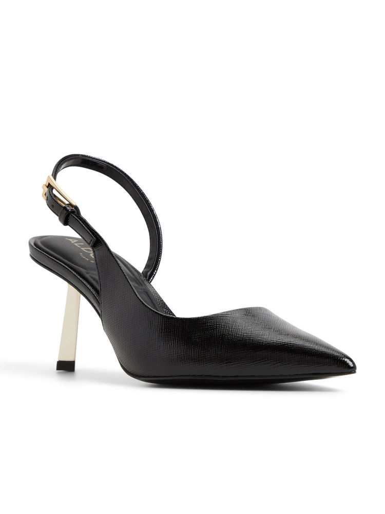 Aldo Jeanny Women Black Pointed Toe Stilettos Heels-image-10