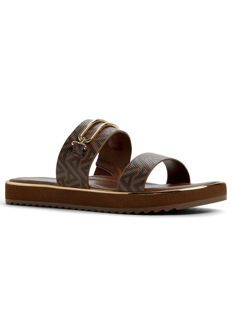 Aldo Lagoon Women Brown Sandals-picture-17