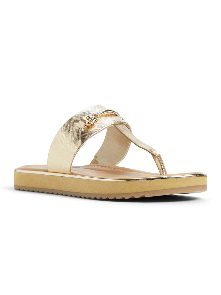 Aldo Lobredanten Women Gold Sandals-image-32