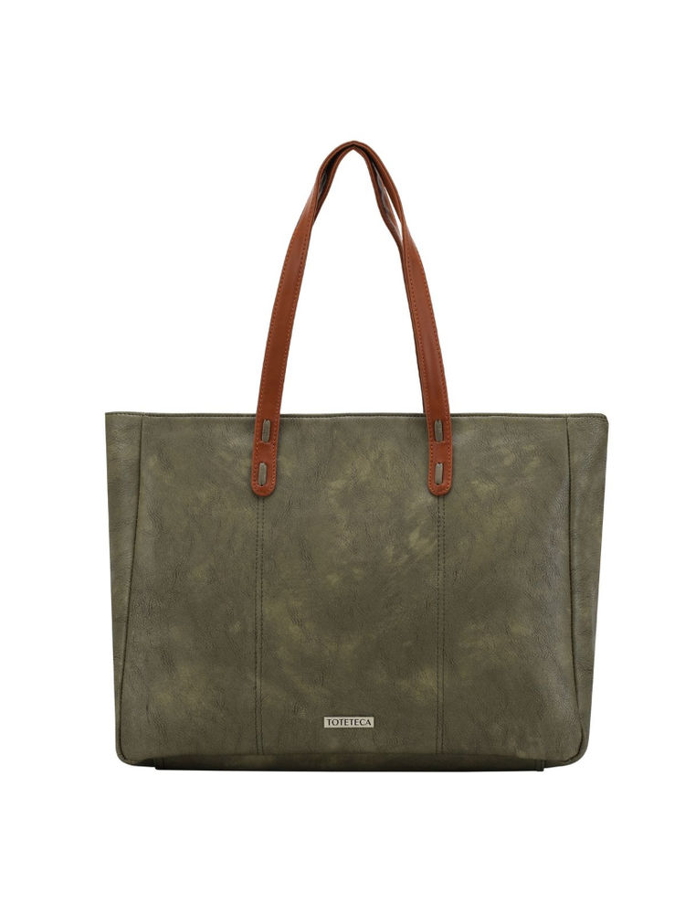 Toteteca Rugged Shoulder Bag Female Green