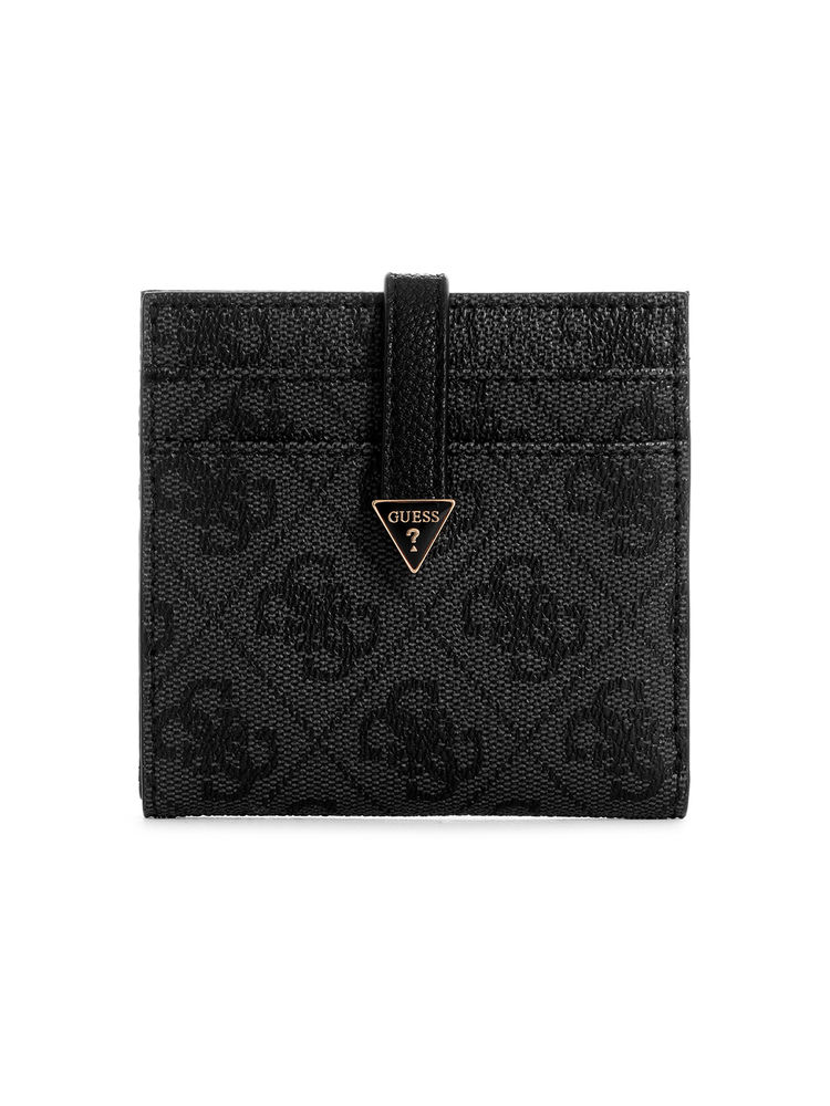 Guess Grey Monogram Laurel Tab Card Case-image-20