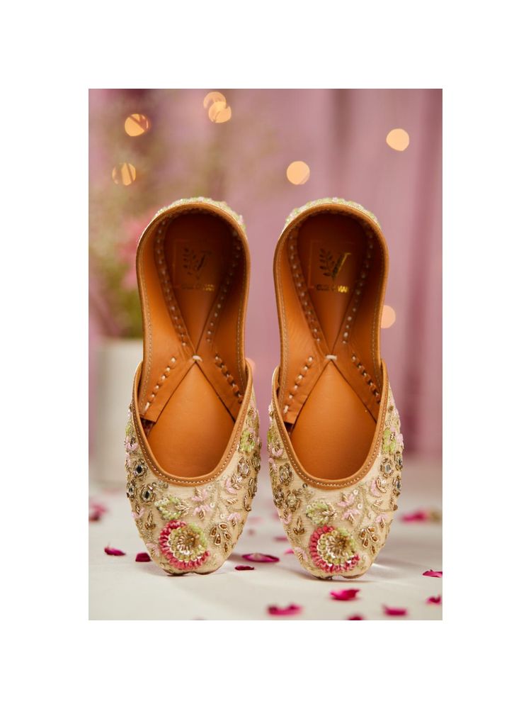 House of Vian Gulmohar Multi-Color Juttis-image-20