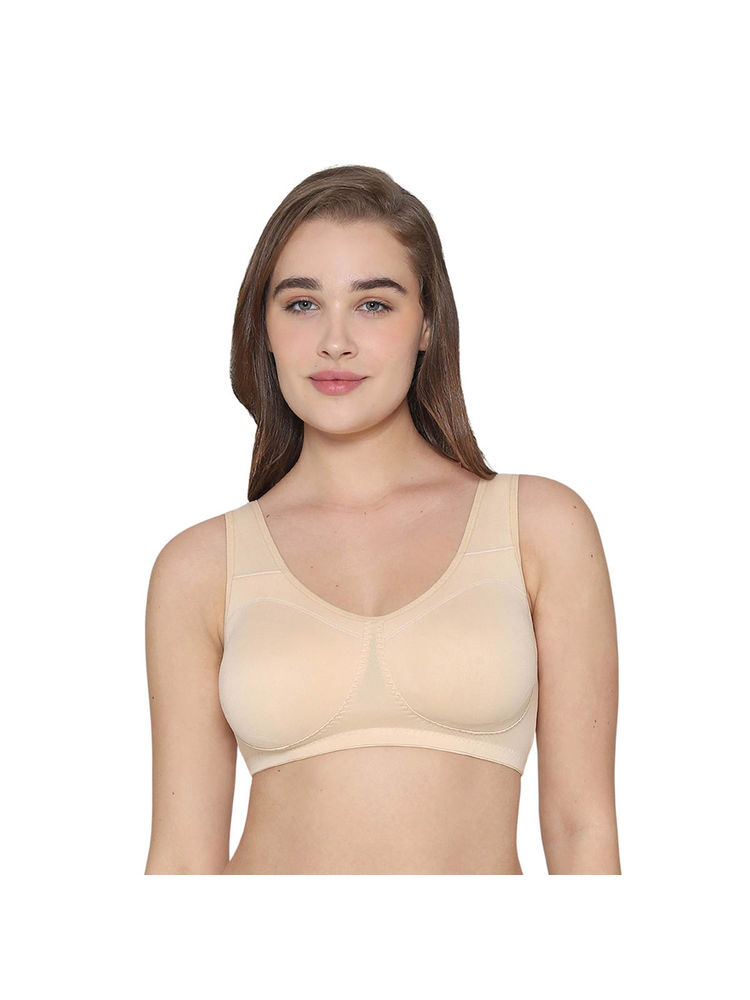 Wacoal Beige Basics All Ease Non-Padded Non-Wired T-Shirt Bra-picture-13