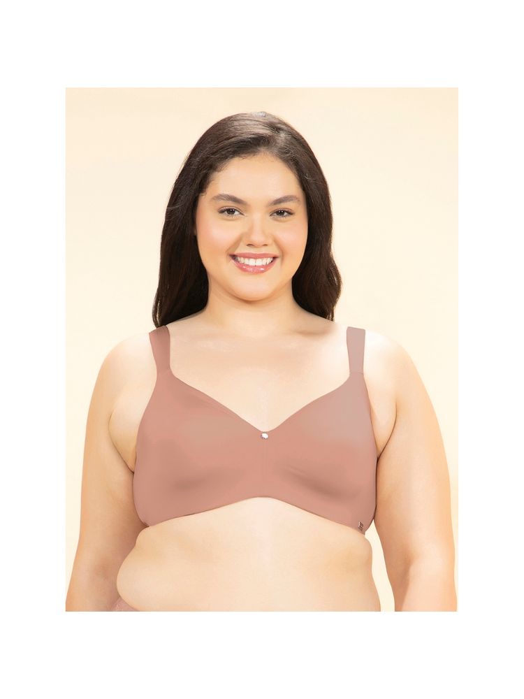 Amante Women Pink Non Padded Wired Full Coverage Sophistries Ease Minimizer Bra-picture-25
