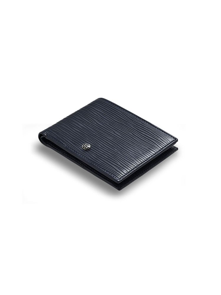 HALDEN Men Navy Blue Leather Textured Wallet-picture-24