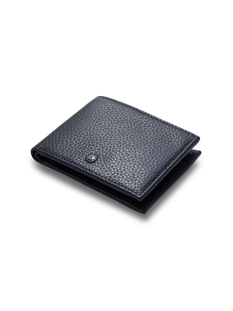 HALDEN Men Navy Blue Leather Textured Wallet-picture-12