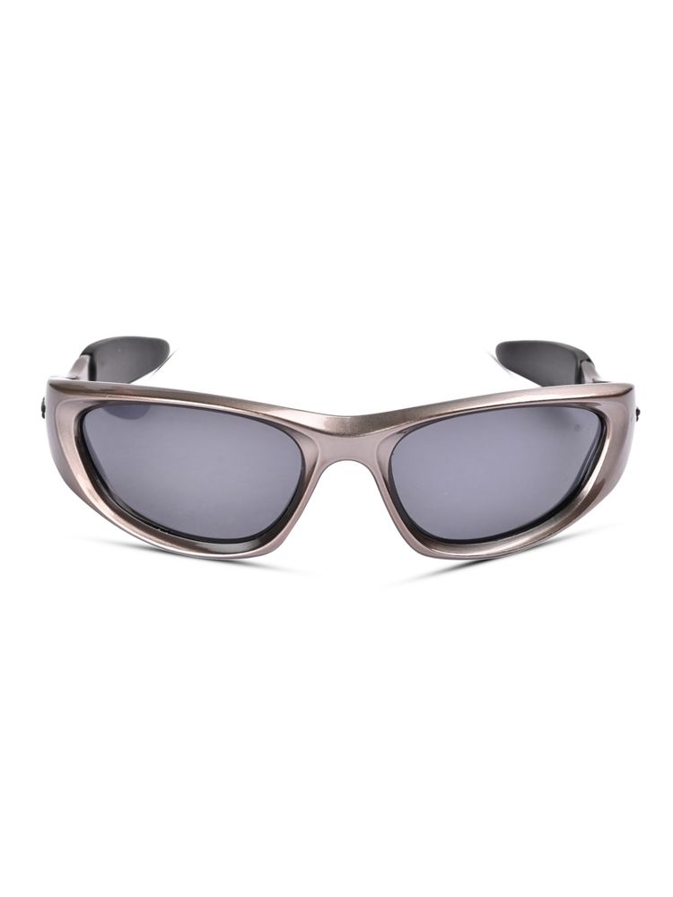 Voyage Grey Wrap Round Sunglasses for Men & Women - P5012Mg4021 (68)-picture-23