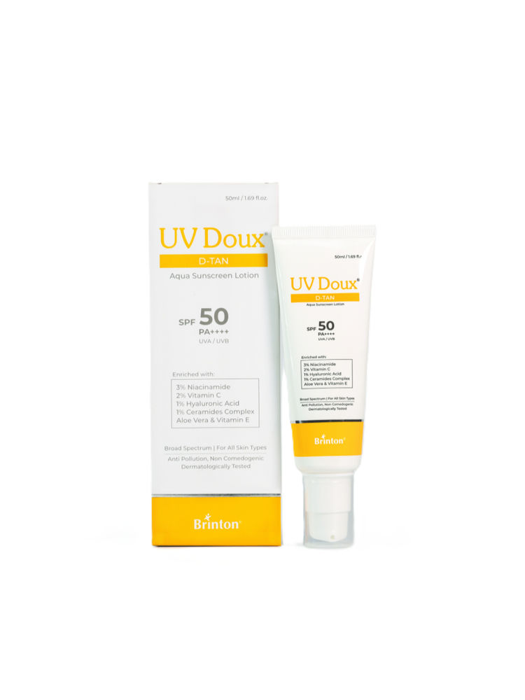 Brinton UV Doux D-Tan Aqua Sunscreen Lotion SPF 50 PA ++++-picture-22