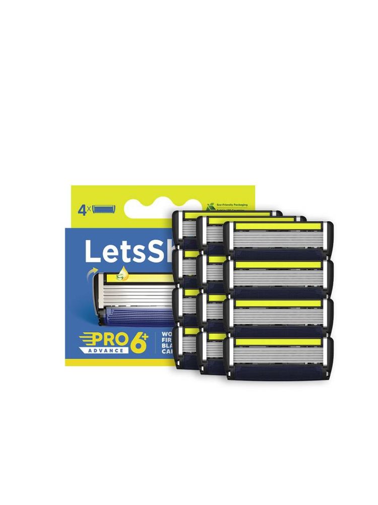 LetsShave Pro 6 Advance Razor Blades (Pack of 10 + Free Pack of 2)-image-26