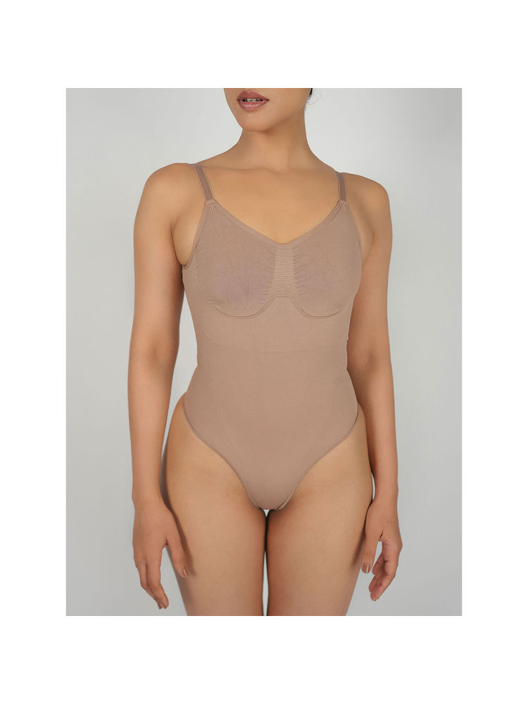 Theater Thong Body Shaper Brown-picture-10