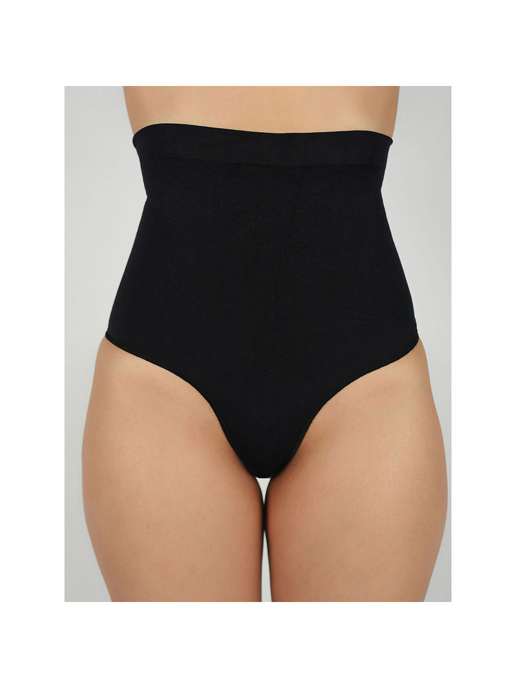 Theater High Waisted Thongs Black-picture-1