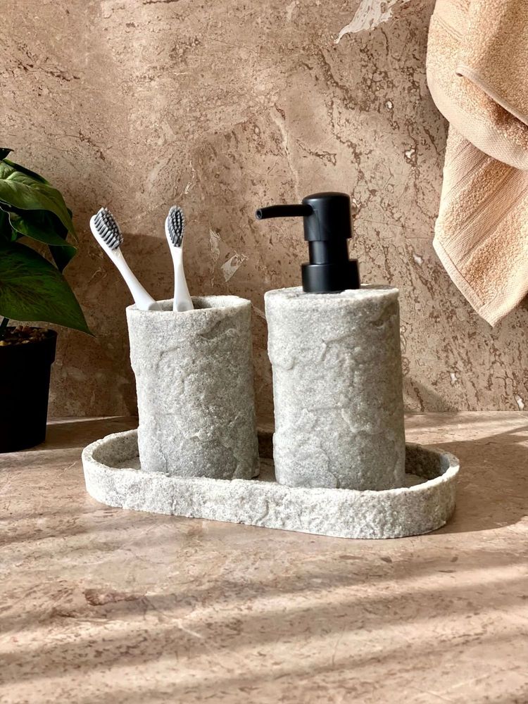 Mason Home Fossil Bathroom Set - Grey-picture-10