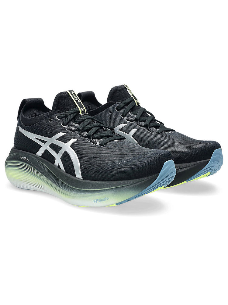 ASICS GEL-NIMBUS 27 LUXE Women Black & Green Running Shoes-image-7