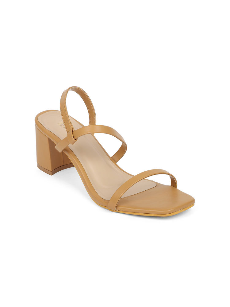 Iconics Camel Women Solid Sandals-picture-26