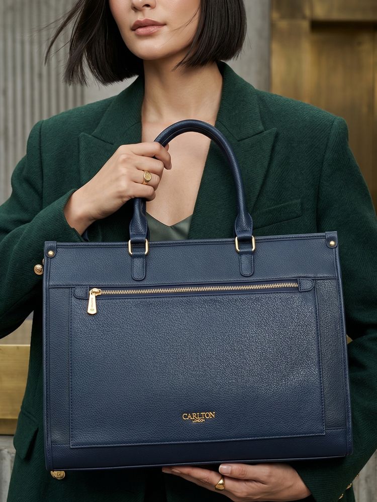 Carlton London Womens Stylish Handbag for Women Navy Blue-image-27