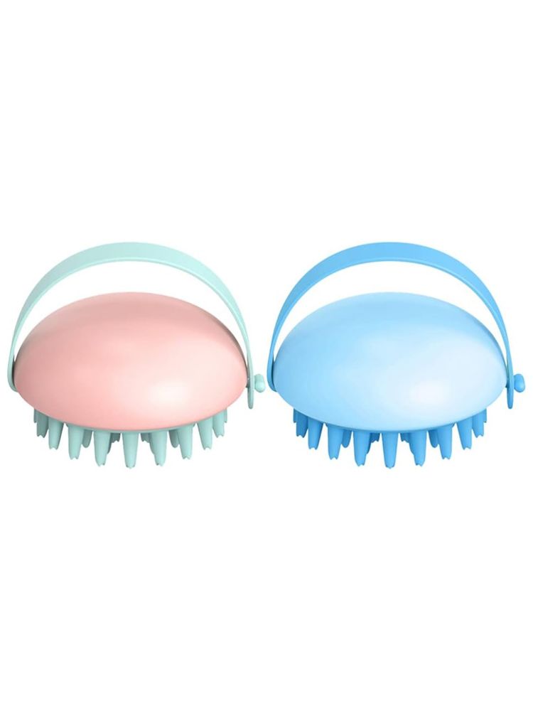 Kuber Industries Hair Massager Shampoo Brush Pink Blue (Pack of 2)-picture-14