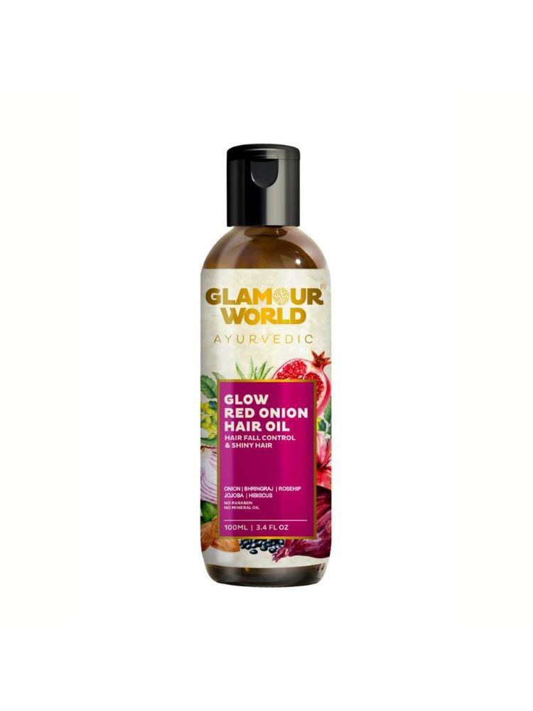 GLAMOUR WORLD AYURVEDIC Glow Red Onion Hair Oil-image-7