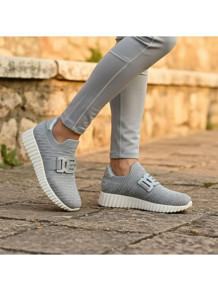 BAGATT Carini Womens Light Grey Slip On Sneakers-image-10