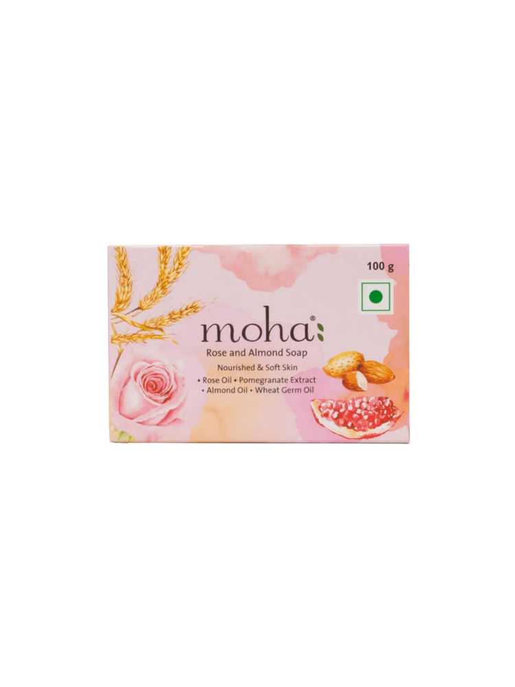 Moha Rose & Almond Soap Nourishing Soap For Soft Radiant Skin-picture-17