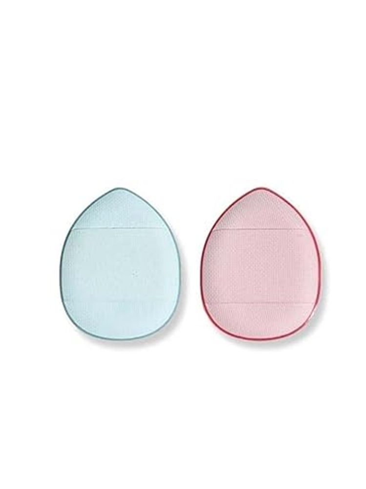 Bronson Professional Mini Soft Cushion Cosmetic Finger Puffs Applicator Beauty Blender Sponges - 2Pcs