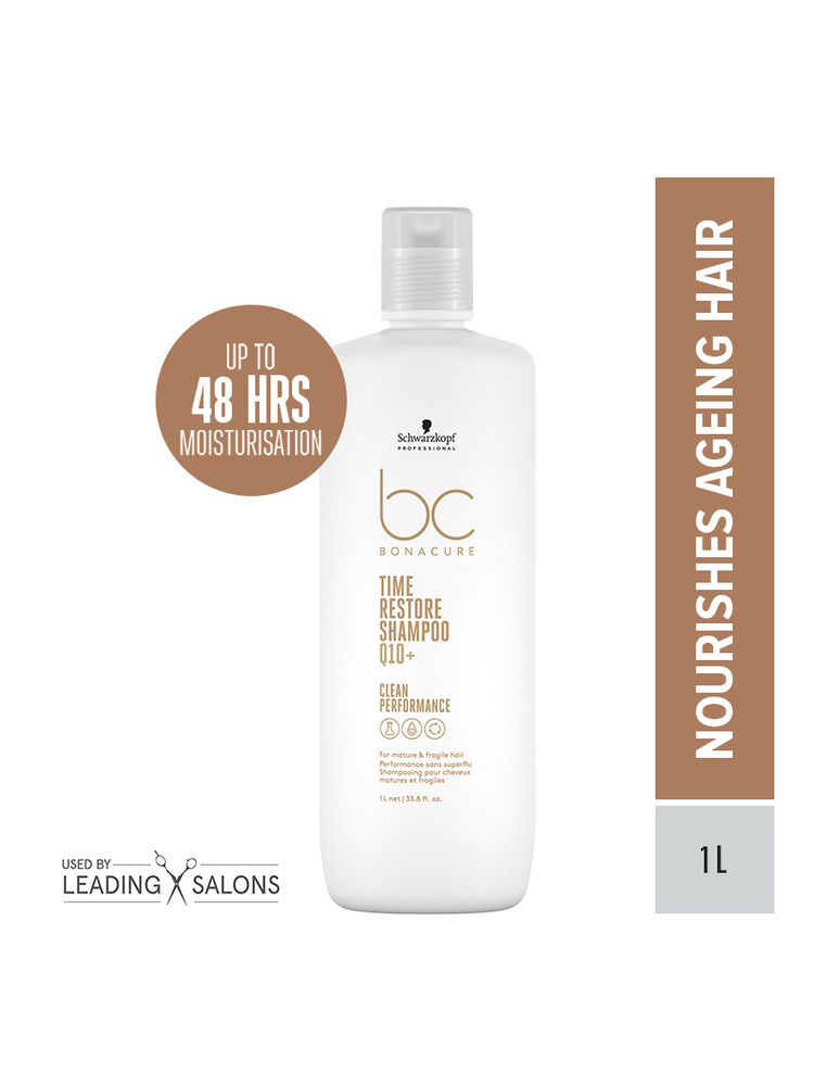 Schwarzkopf Professional Bonacure Time Restore Shampoo With Q10+ - For Mature Hair-picture-21
